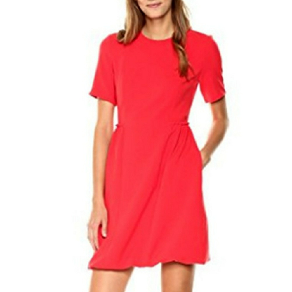 🌞3/$18🌞NWOT Sz 2 "Dear Drew" 5th Ave red tulip dress